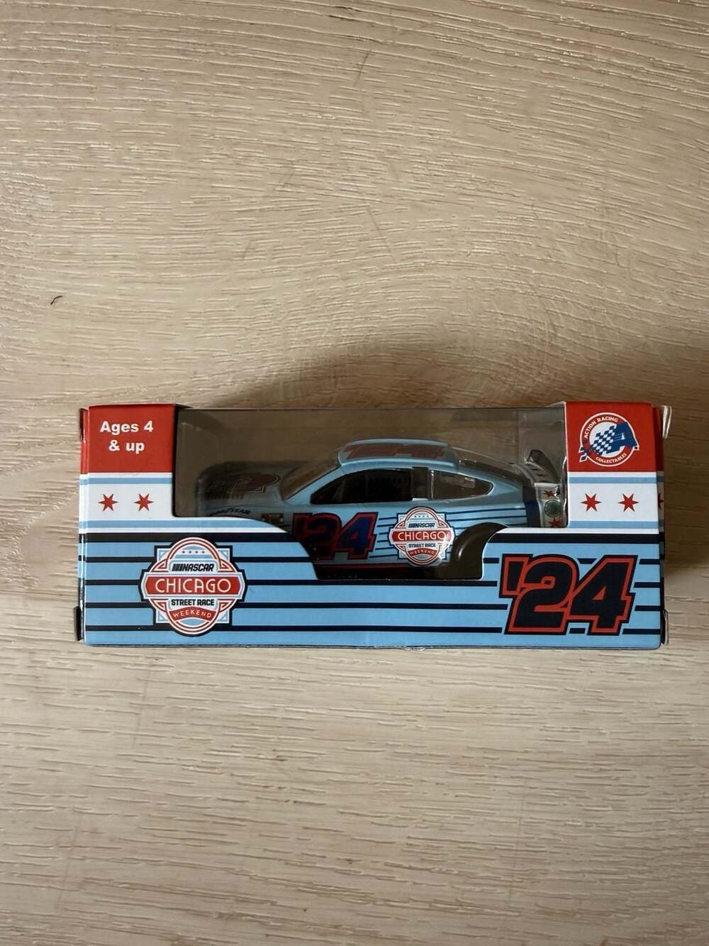 Action Racing Collectables 2024 NASCAR Chicago Street Course Program 1:64 Scale